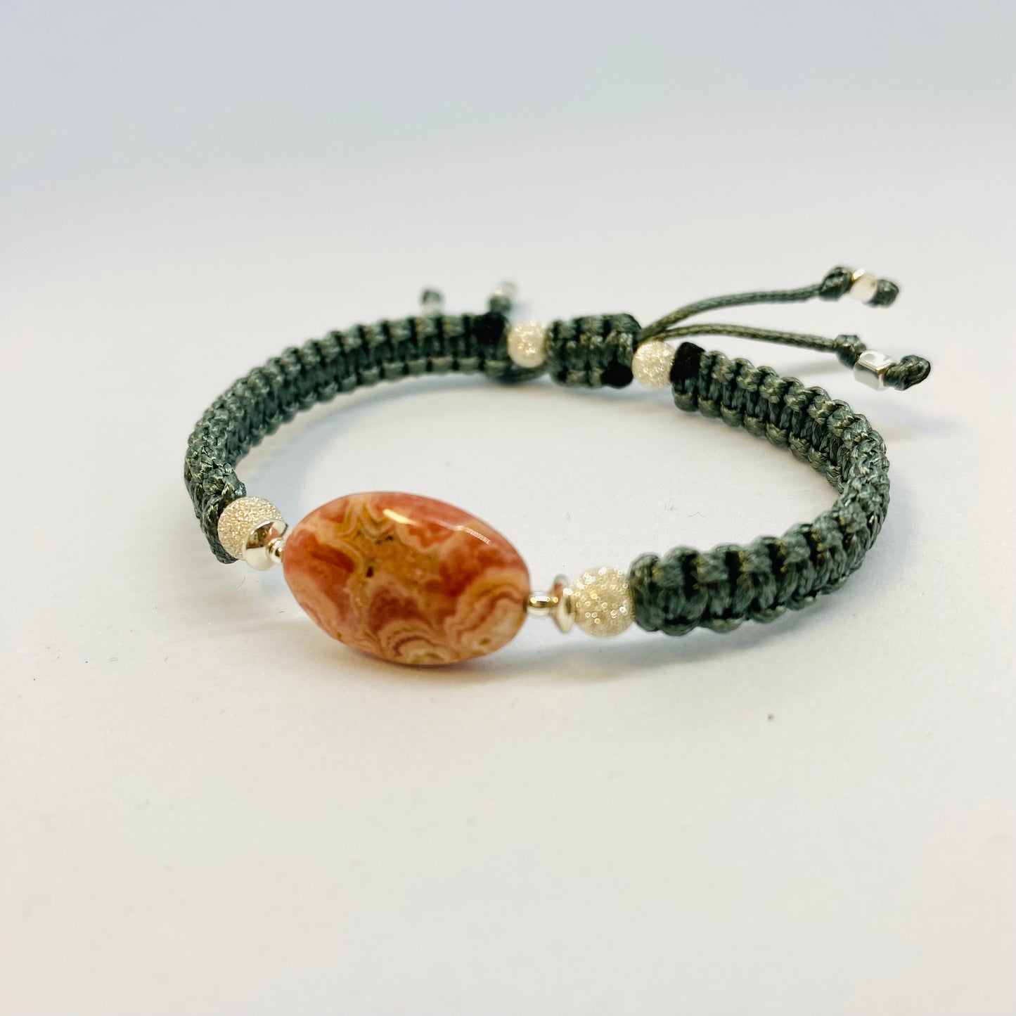 Rhodocrosite Friendship Bracelet