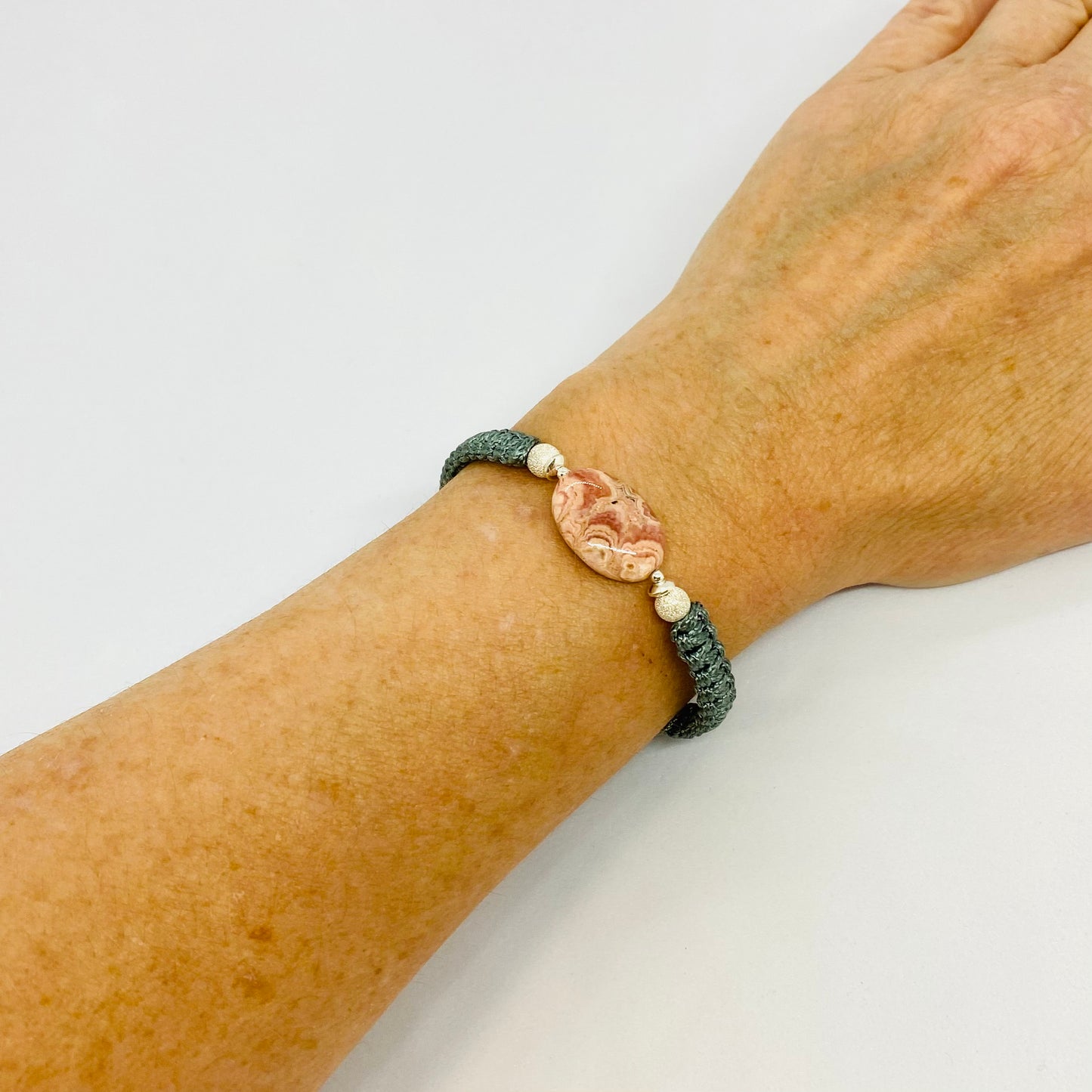 Rhodocrosite Friendship Bracelet