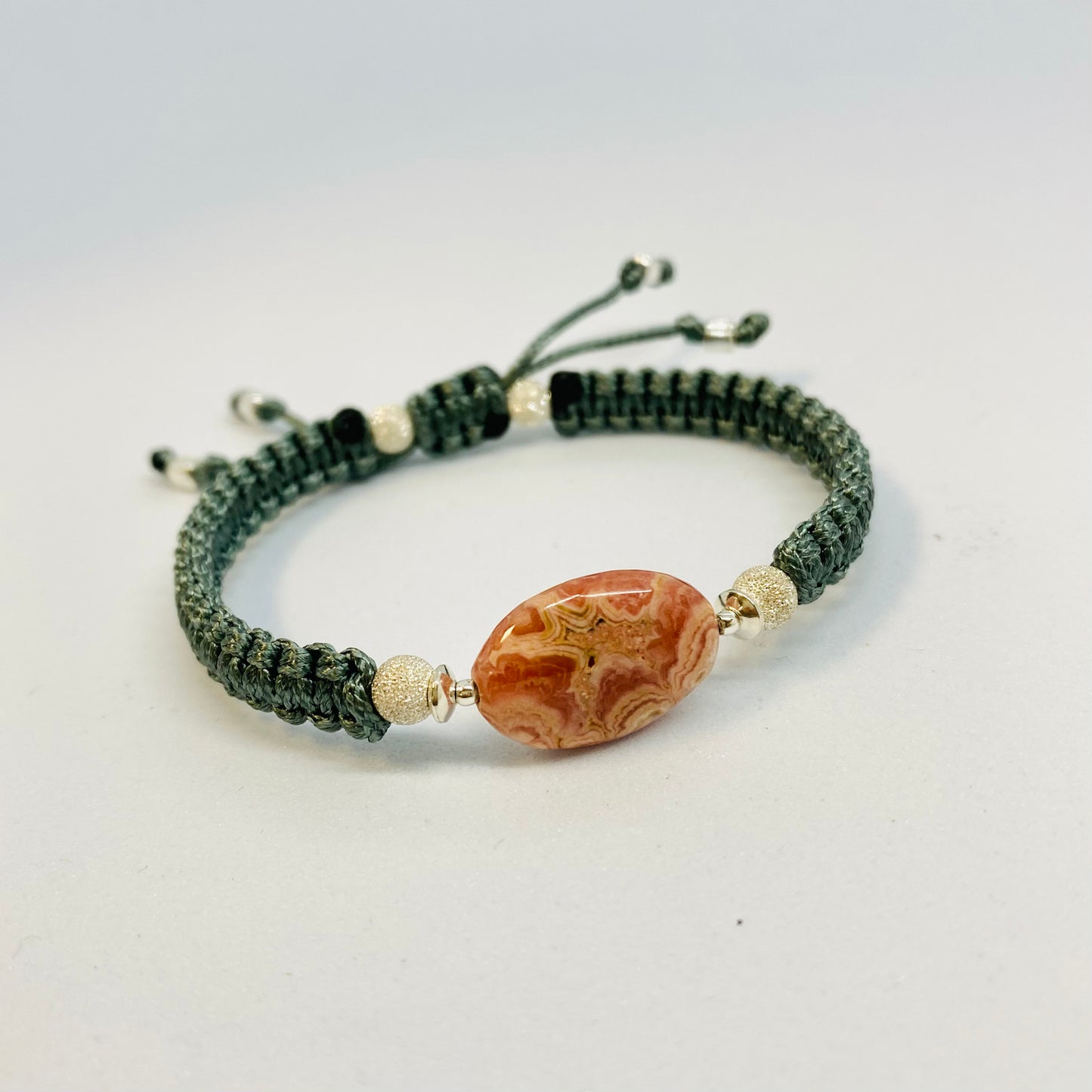 Rhodocrosite Friendship Bracelet