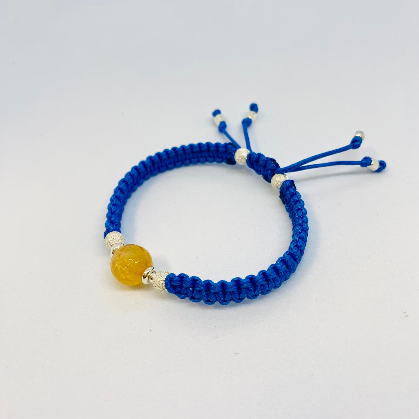 Faceted Citrine Friendship Bracelet