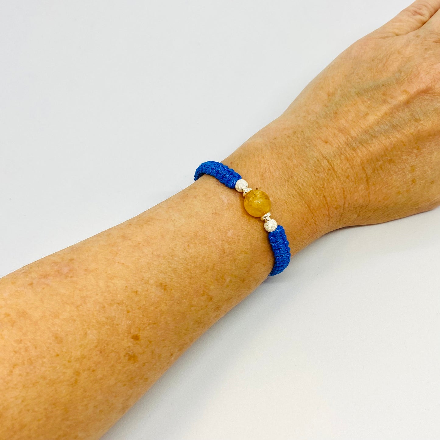 Faceted Citrine Friendship Bracelet