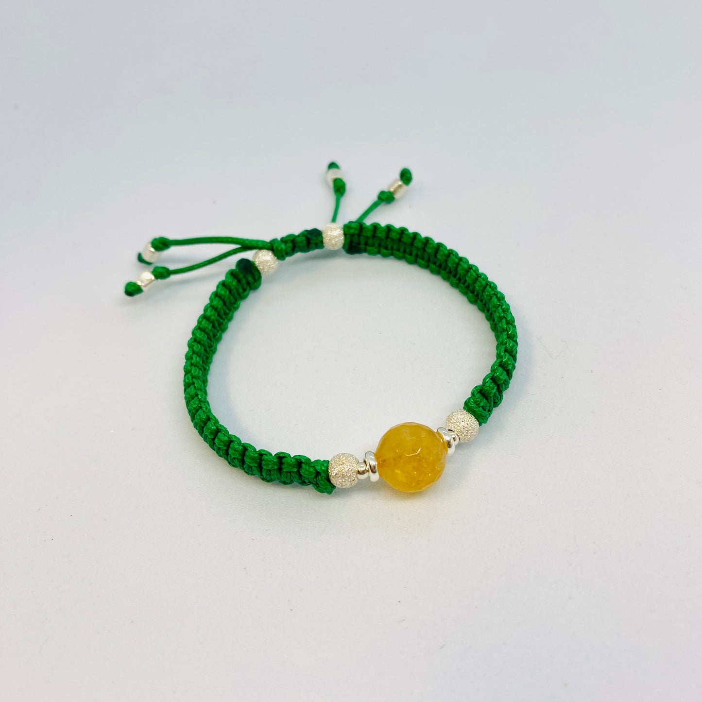 Faceted Citrine Friendship Bracelet
