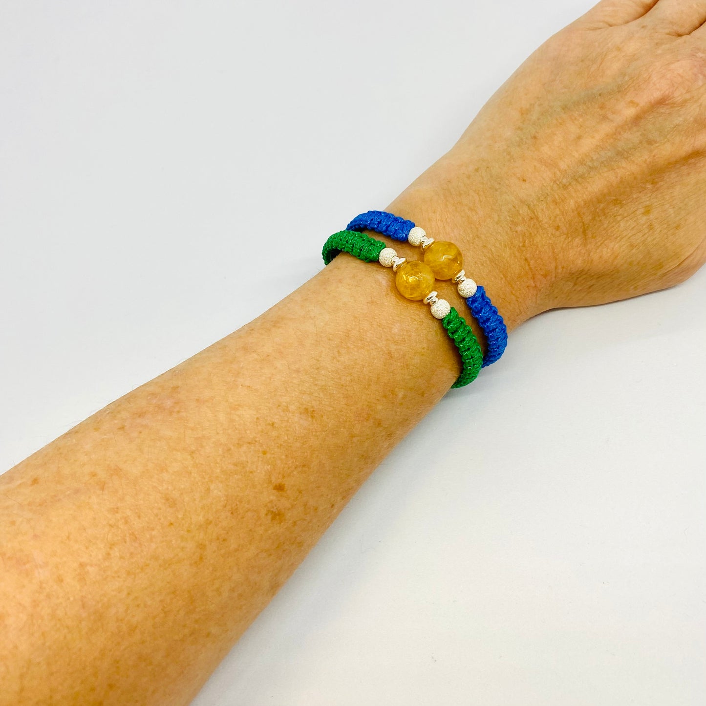 Faceted Citrine Friendship Bracelet