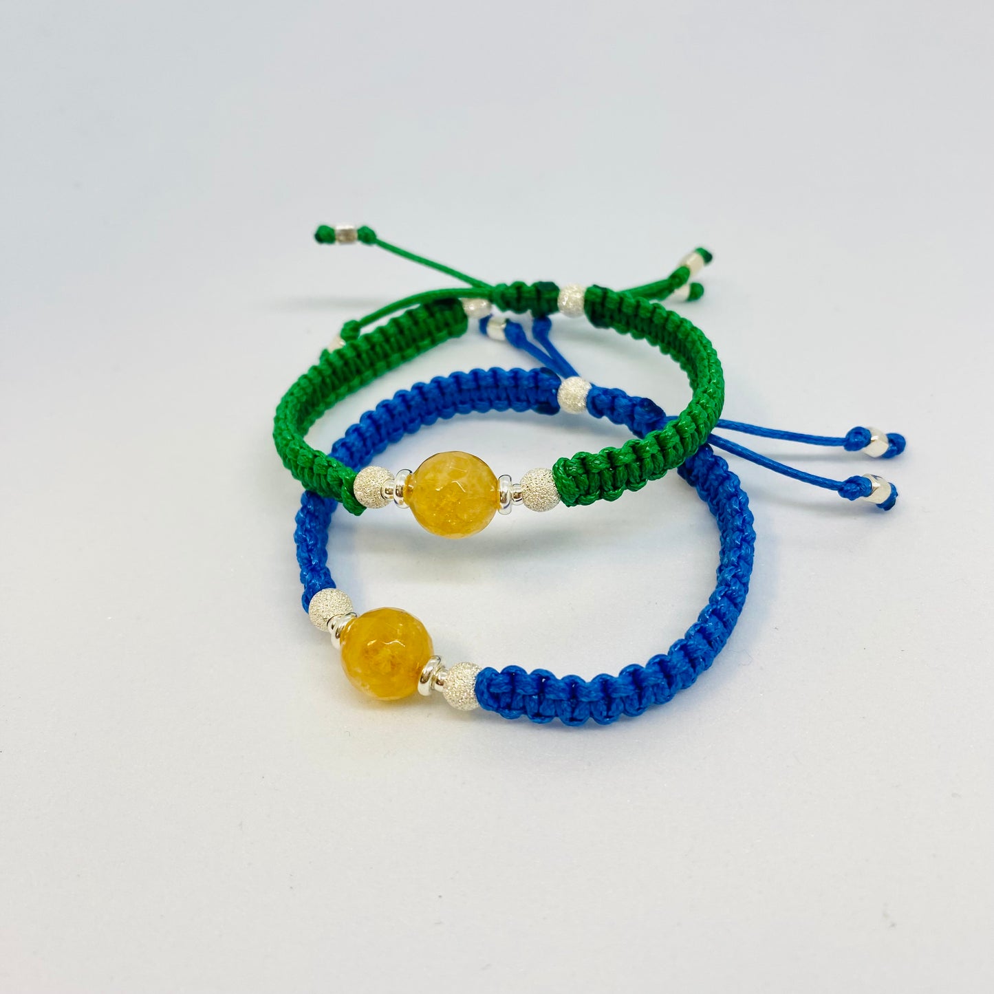 Faceted Citrine Friendship Bracelet