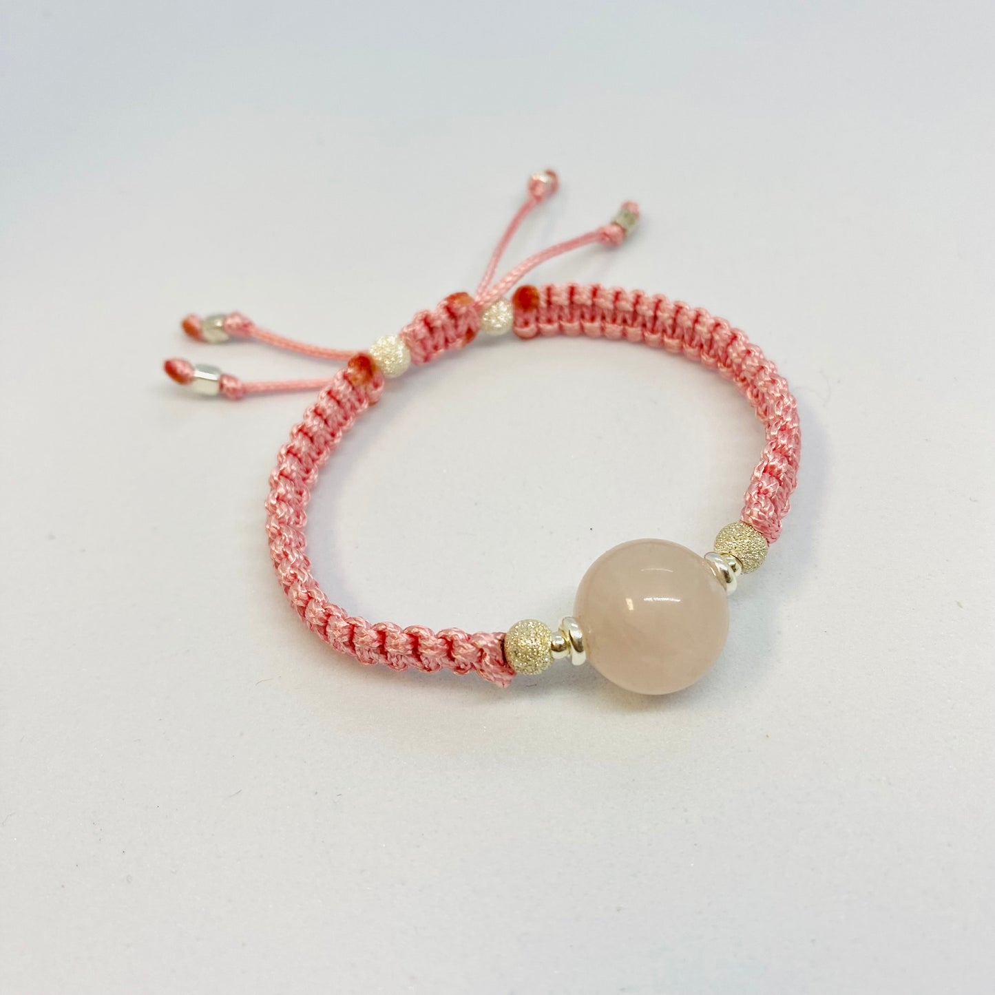 Pink Quartz Friendship Bracelet