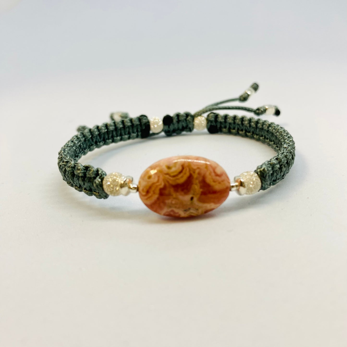 Rhodocrosite Friendship Bracelet