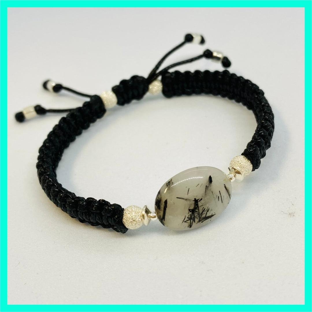 Tourmalined Quartz Friendship Bracelet