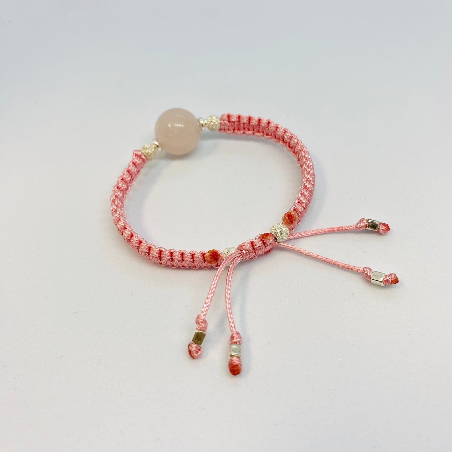 Pink Quartz Friendship Bracelet