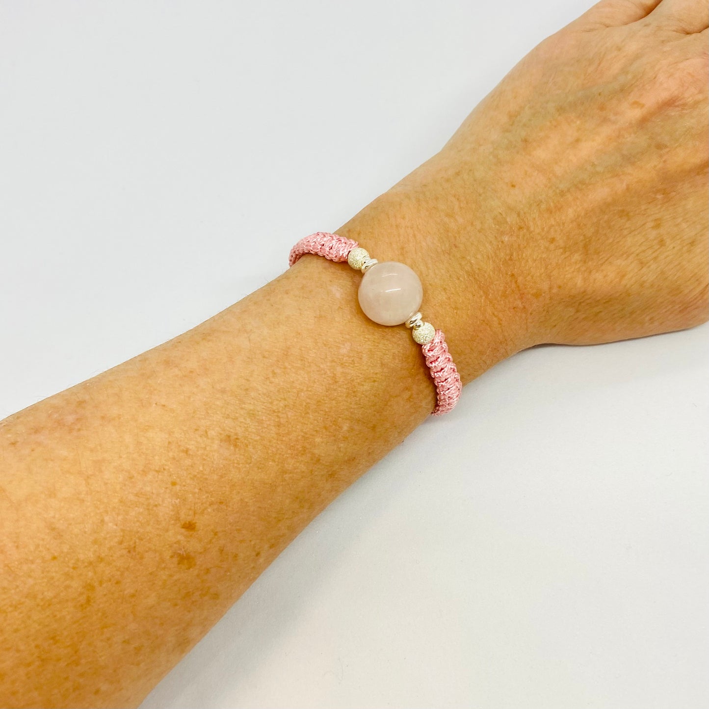 Pink Quartz Friendship Bracelet