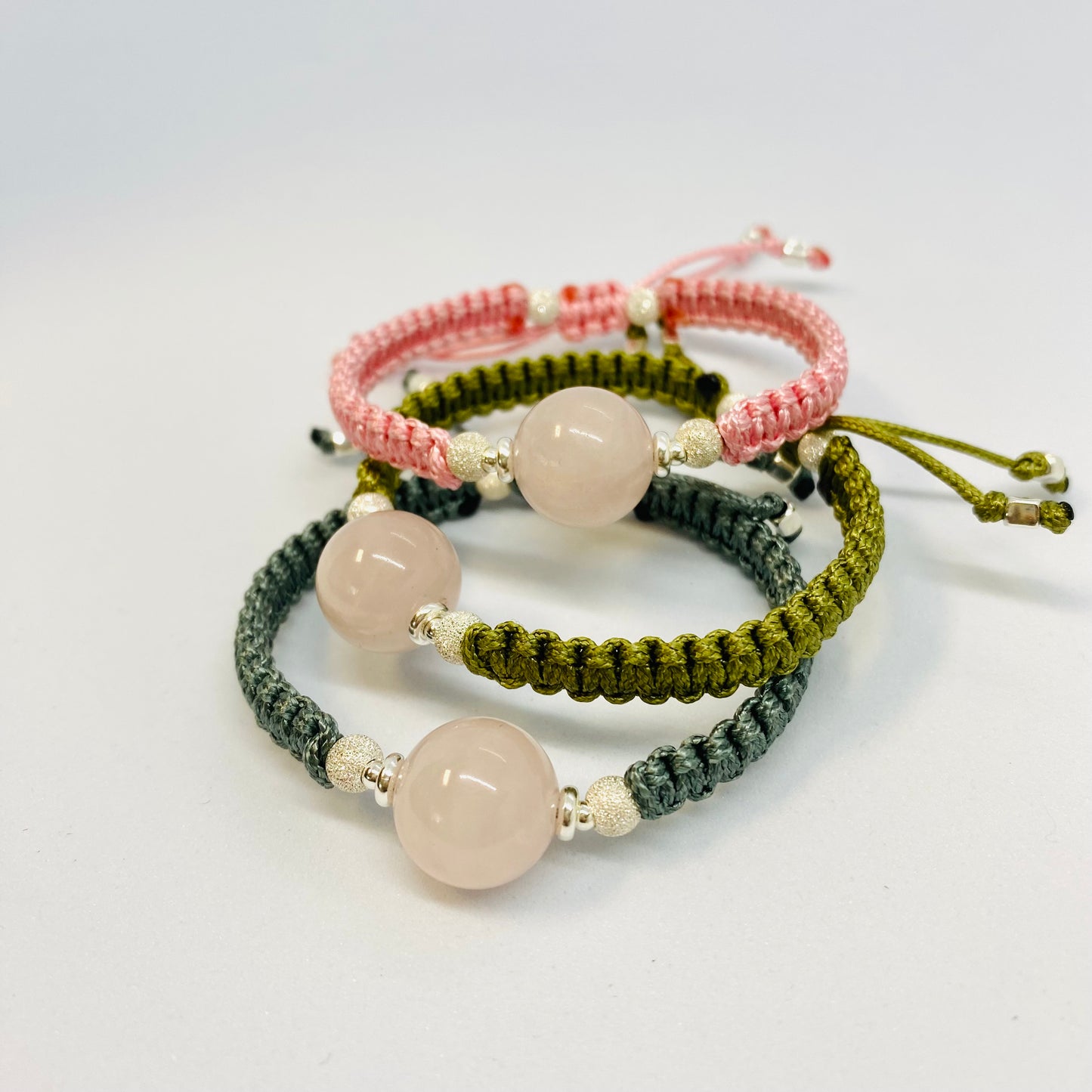 Pink Quartz Friendship Bracelet