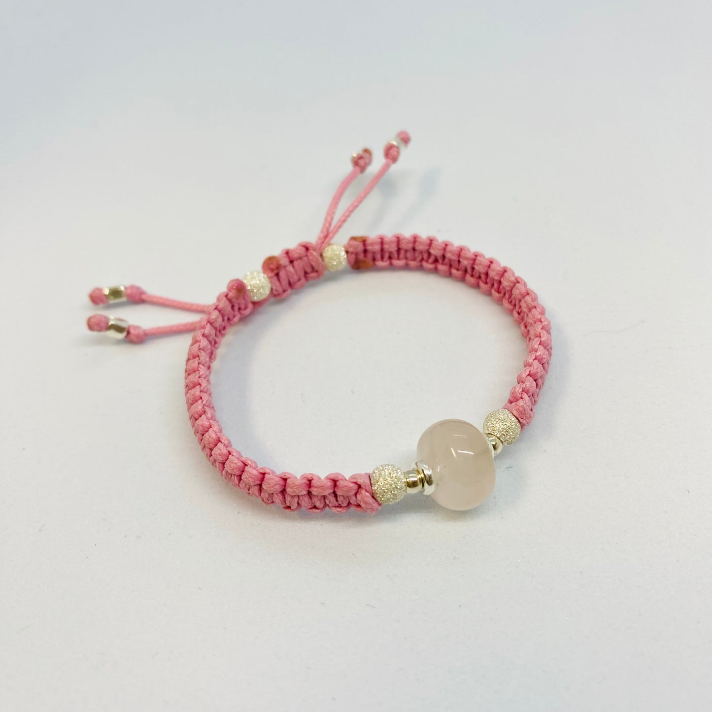 Pink Quartz Friendship Bracelet