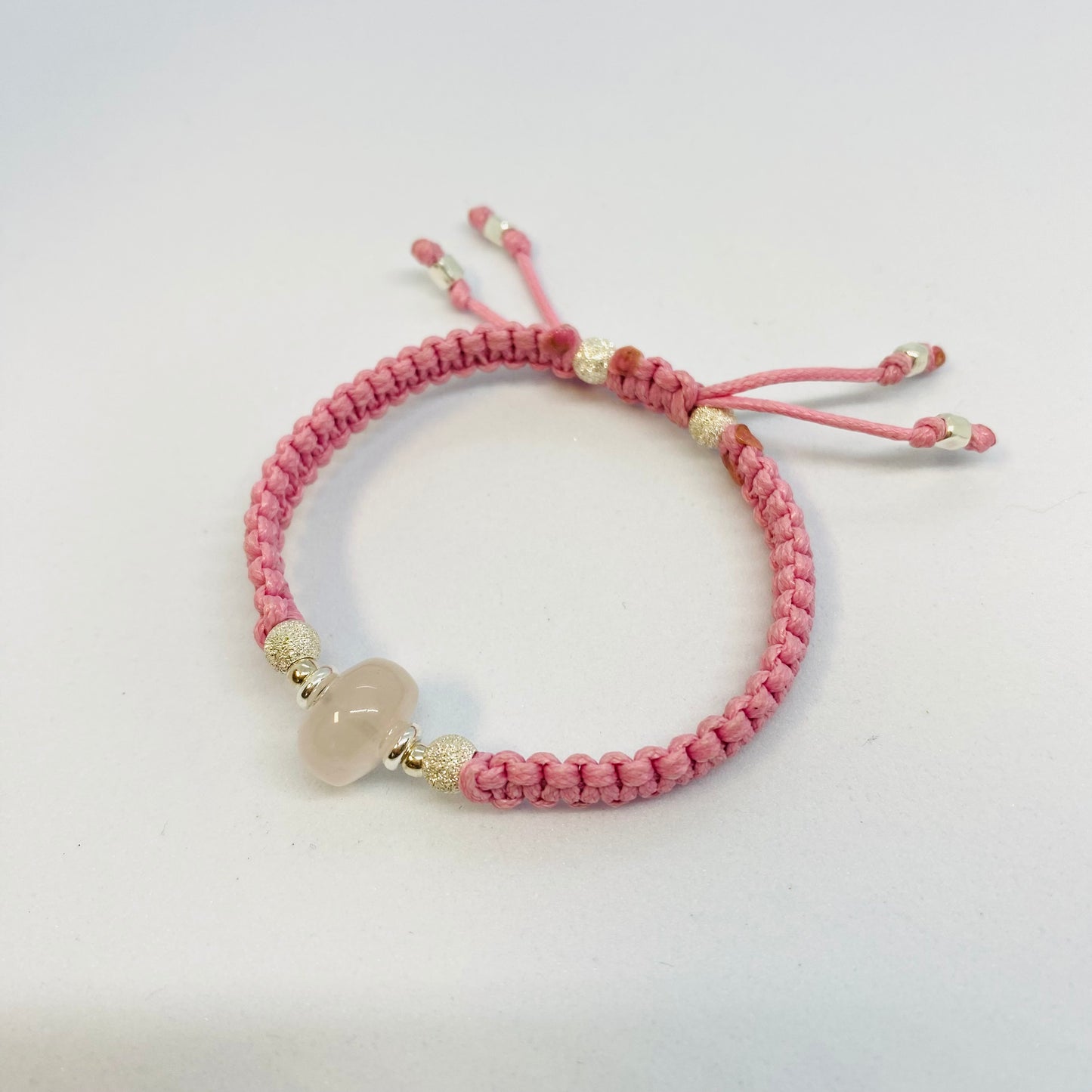 Pink Quartz Friendship Bracelet