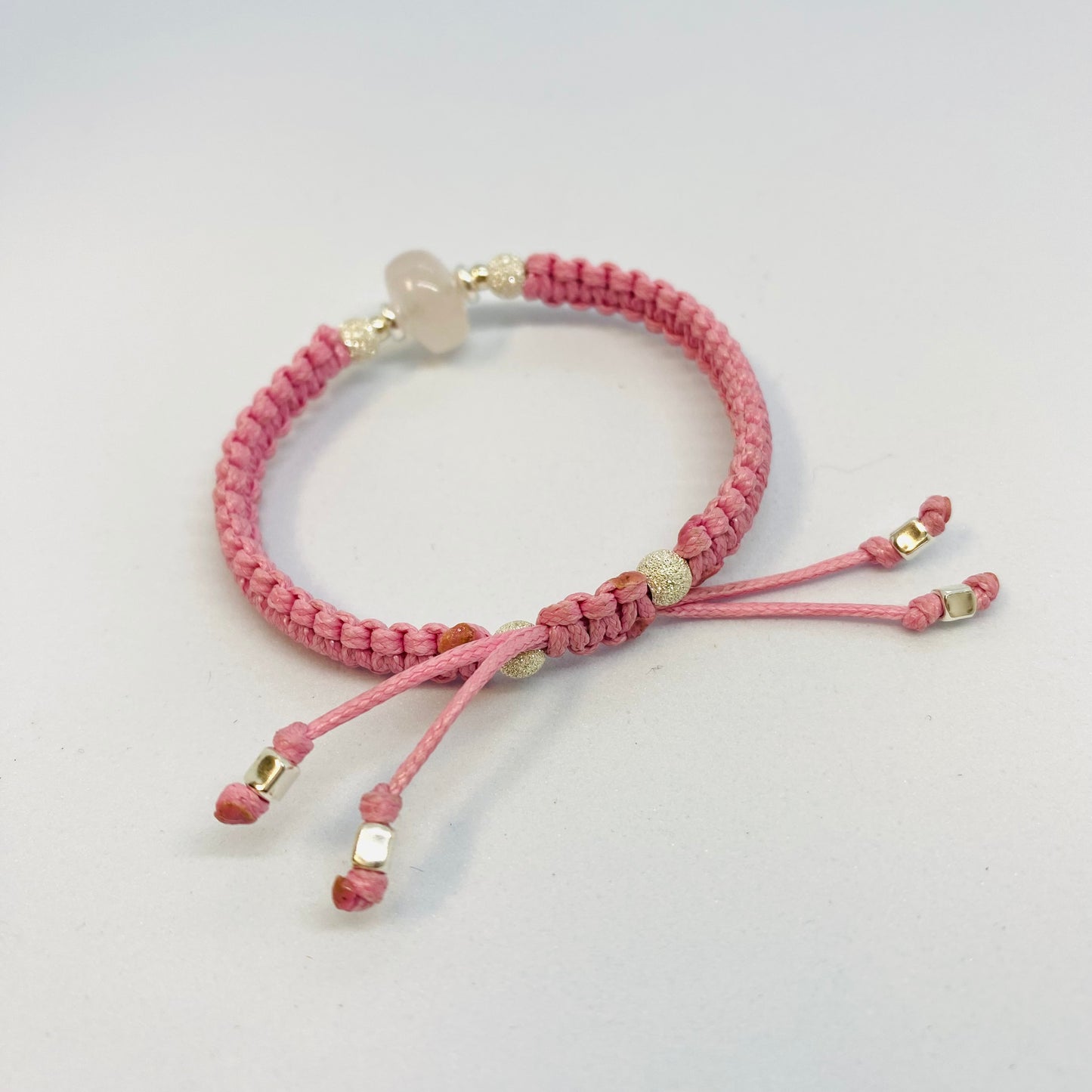 Pink Quartz Friendship Bracelet