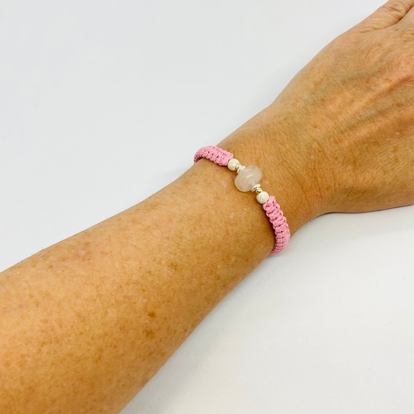 Pink Quartz Friendship Bracelet