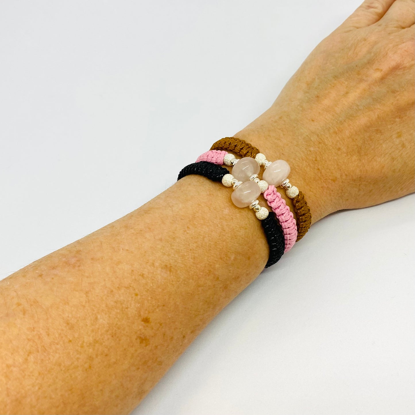 Pink Quartz Friendship Bracelet