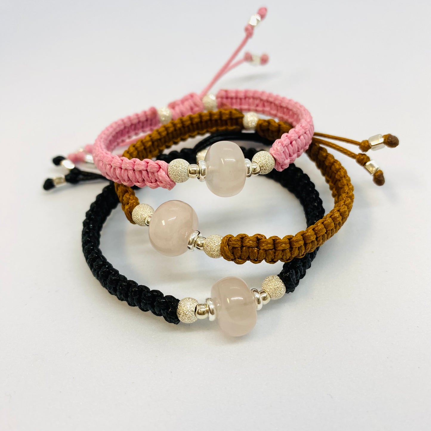 Pink Quartz Friendship Bracelet