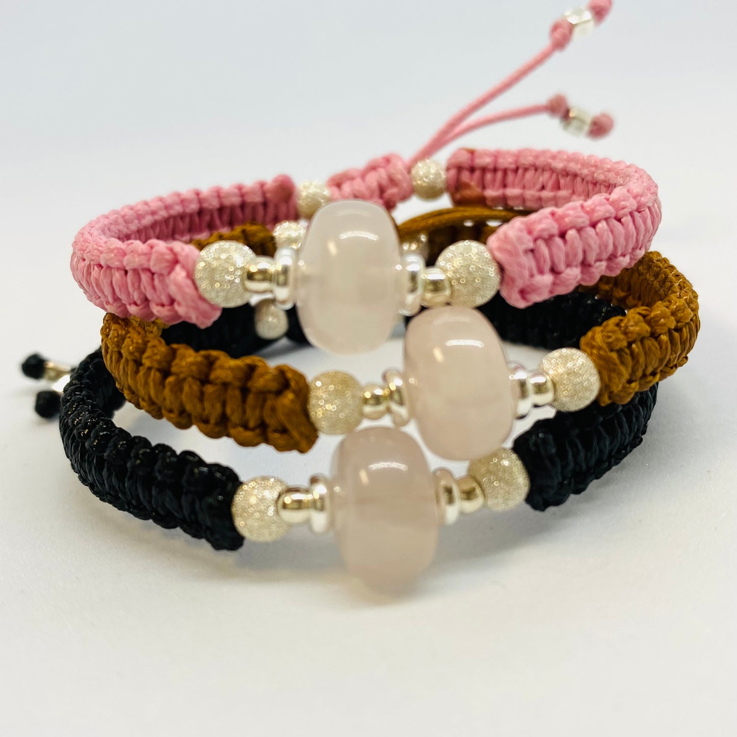 Pink Quartz Friendship Bracelet