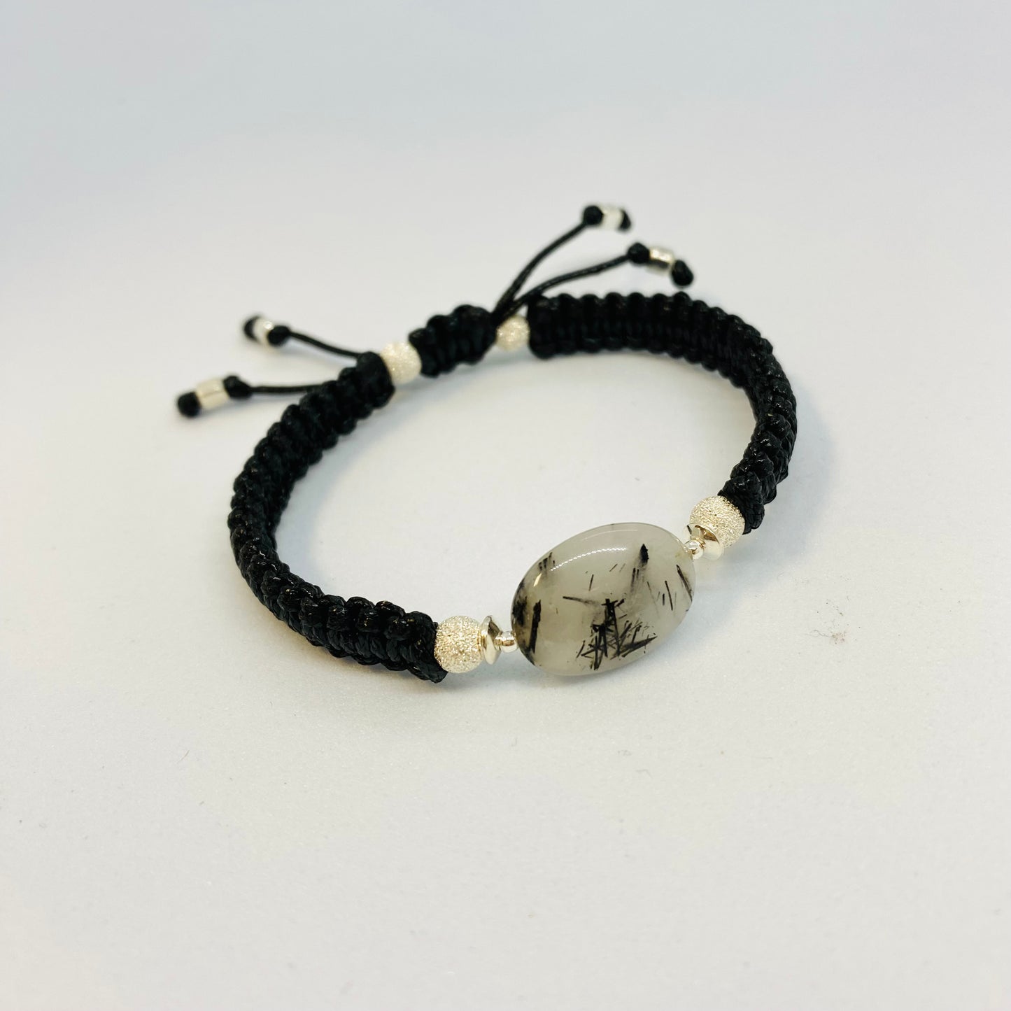 Tourmalined Quartz Friendship Bracelet